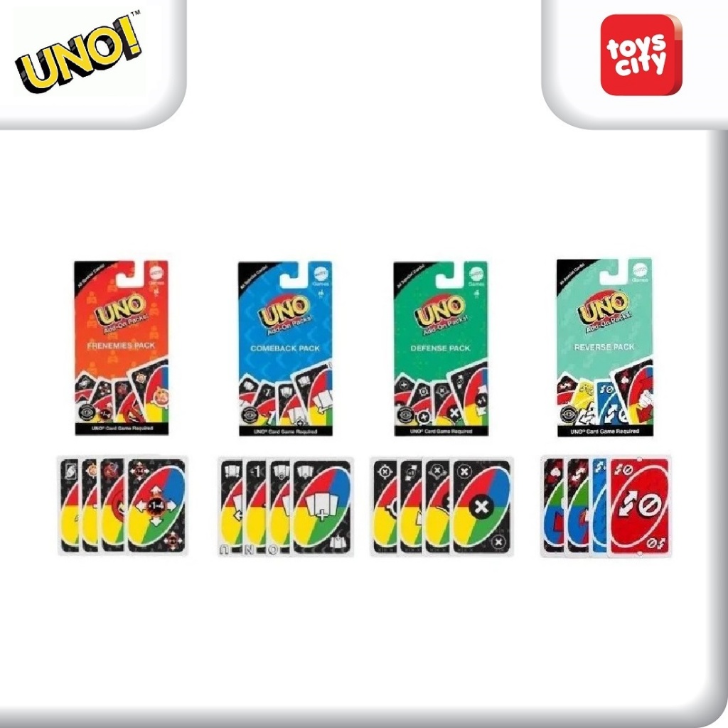 UNO Add-On Packs All Special Cards Mainan Kartu UNO Tambahan - Assorted