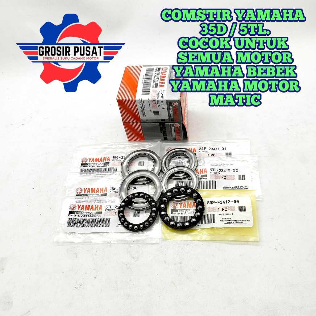KOMSTIR SET YAMAHA MIO KOMTIS ORI MOTOR JUPITER VEGA COMSTIR SET ORI X RIDE FREEGO MANGKOK STANG MIO