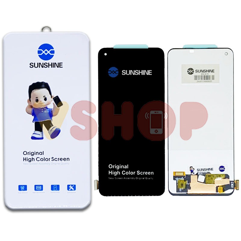 Layar sentuh LCD untuk ponsel pintar berbagai model, komponen pengganti layar penuh dengan fungsi se