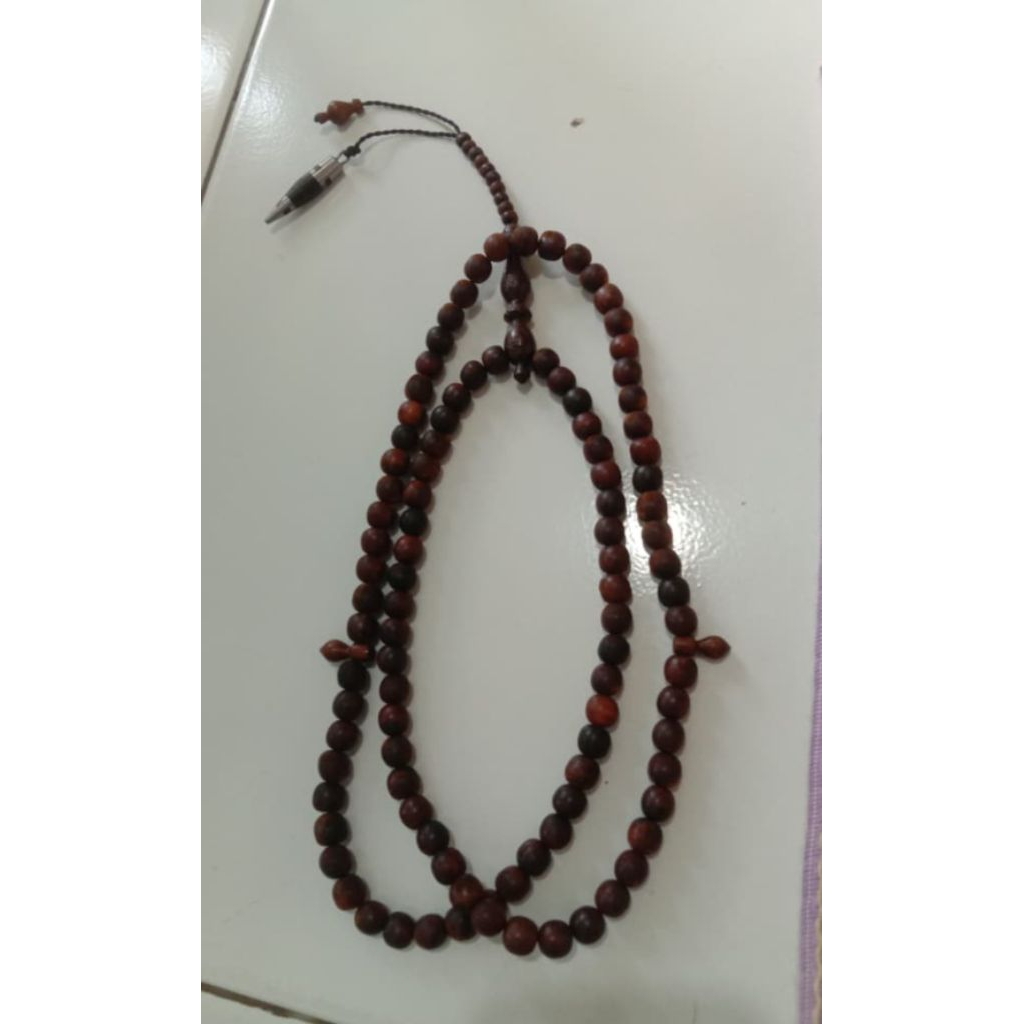 TASBIH KAYU ULIN MANANG ASLI KALIMANTAN MENGAPUNG DI AIR