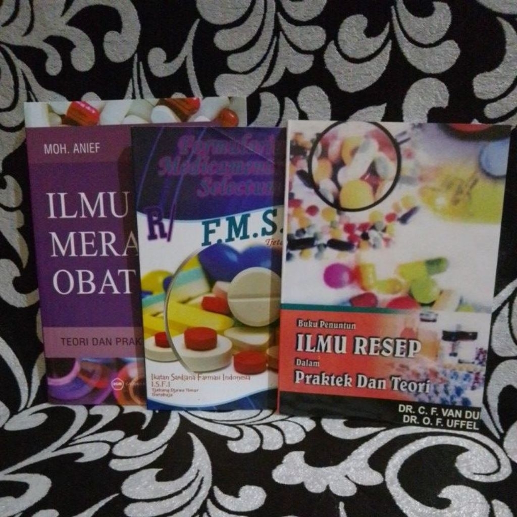 paket hemat 3 pcs/ilmu meracik obat,fms,ilmu resep vanduin