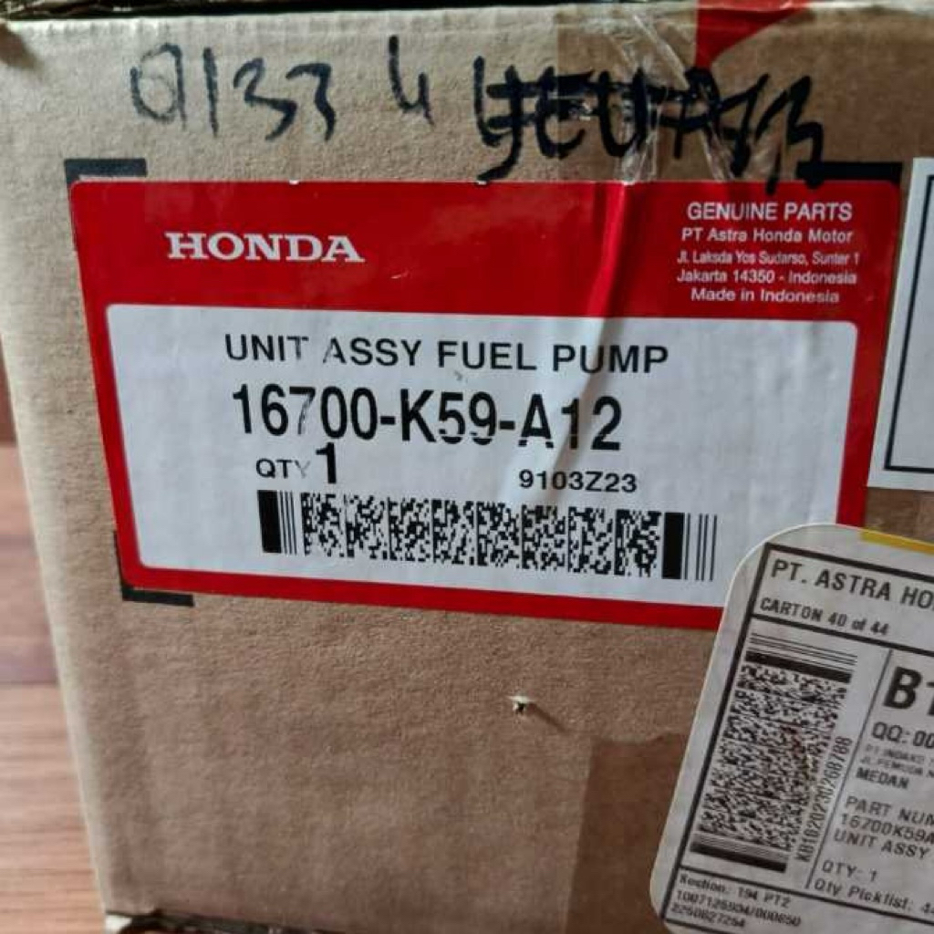 16700-K59-A12 /16700K59A12 Fuel Pump Pompa bensin Vario 150 2015-2017 Ori AHM