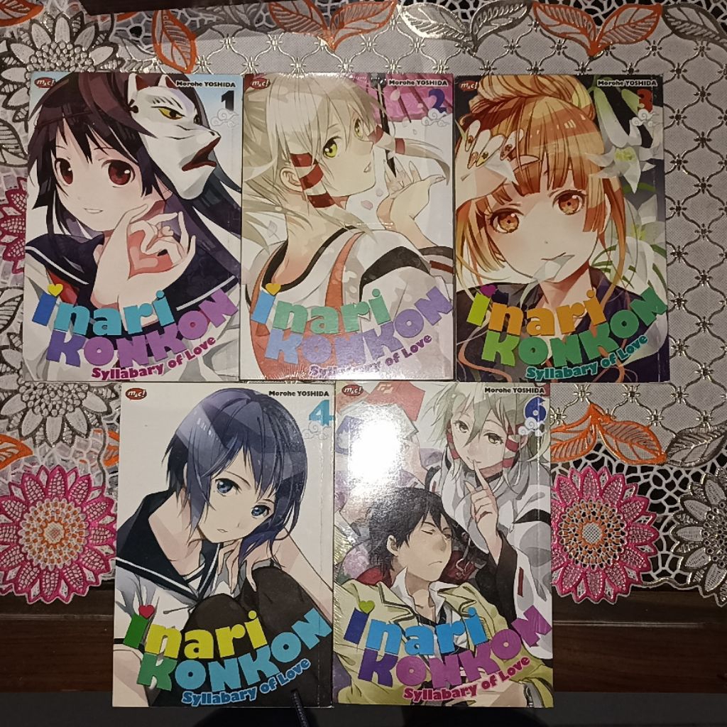 Komik Inari Konkon vol. 1, 2, 3, 4, 6