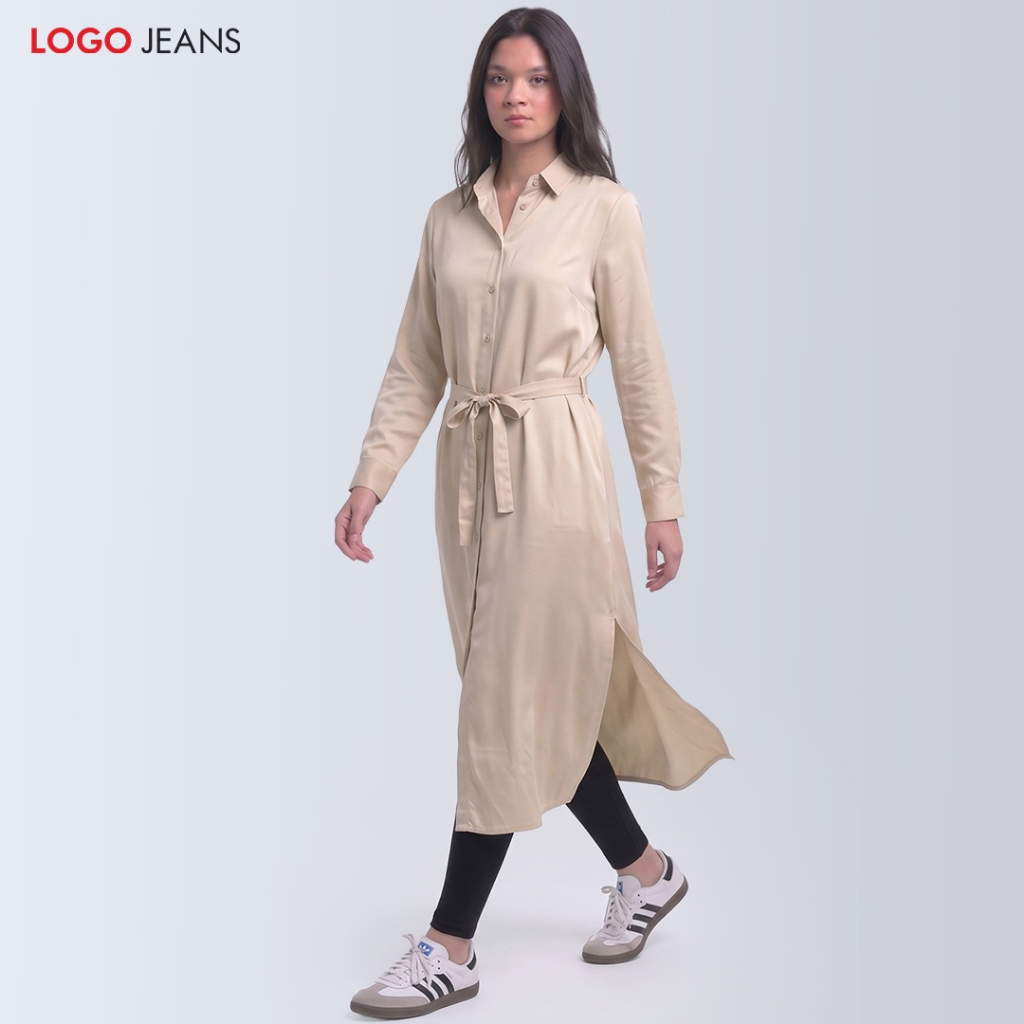 Logo Jeans - Dress Lulla Beige 74182L9CM