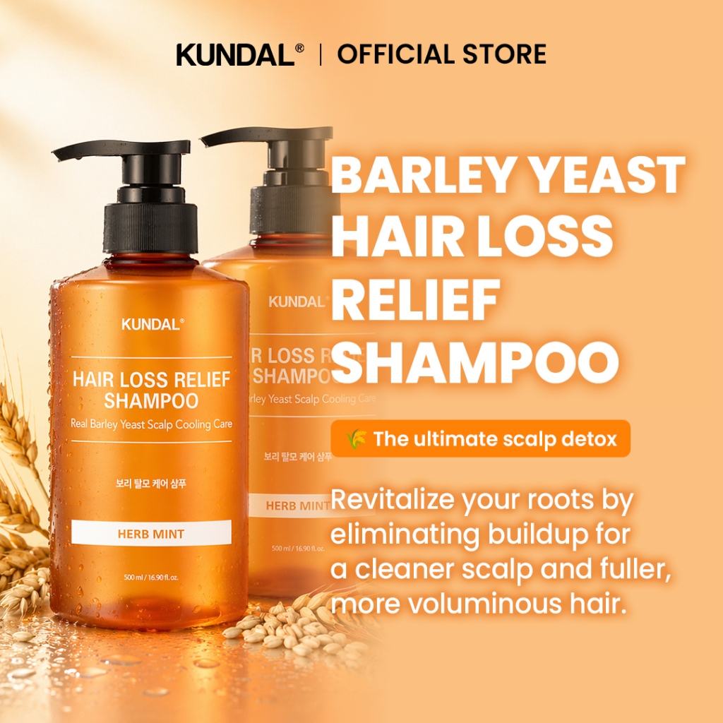 KUNDAL BARLEY YEAST SCALP CARE SHAMPOO CITRUS POMELO