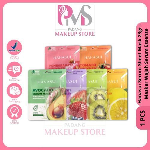 Hanasui Serum Sheet Mask 23gr - Masker Wajah Serum Essense