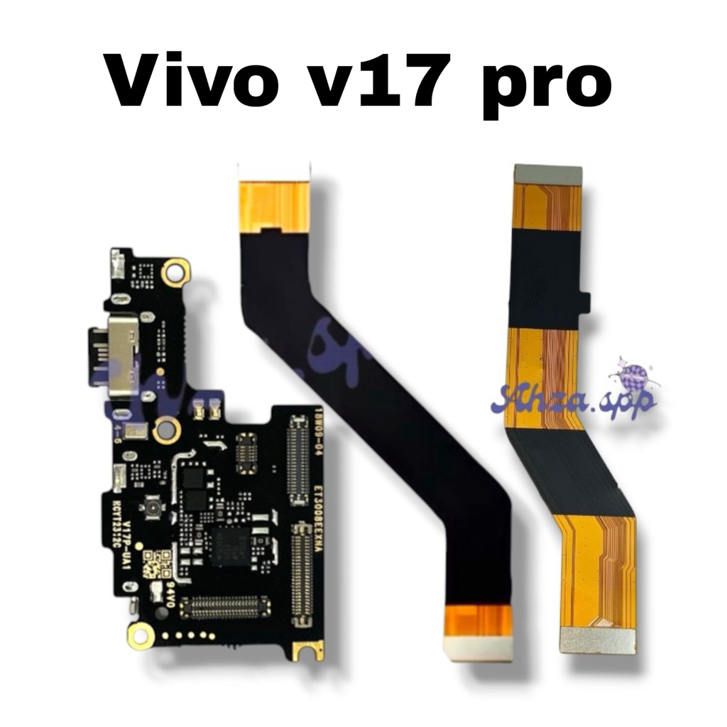 Papan Cas +mic +hf +ic Dan Fleksibel Board /lcd Vivo V17 Pro