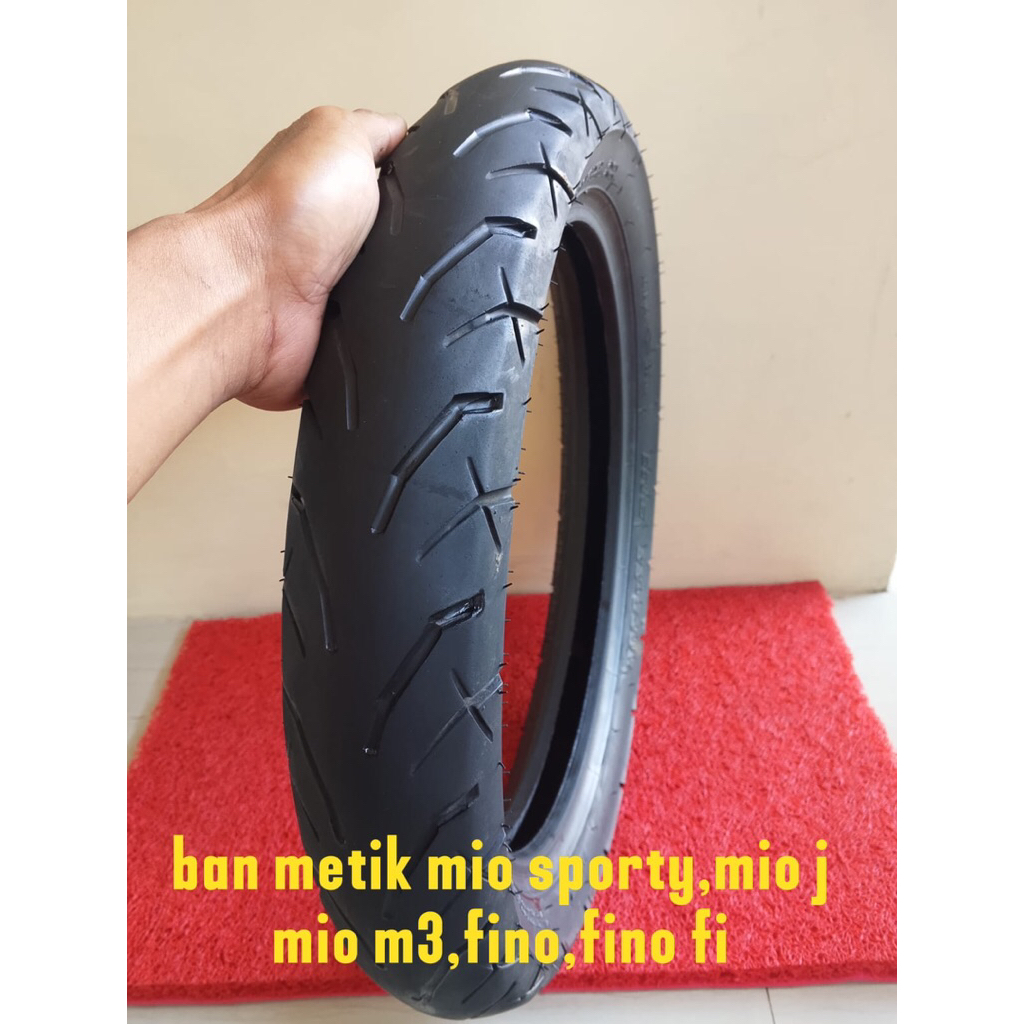 Ban depan/ban belakang motor metik mio,mioj,mio m3,fino karbu,fino fi 90/90 ring 14 merk rondom