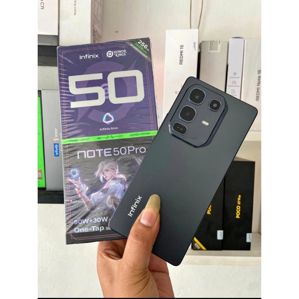 Infinix Note 50 menggunakan panel AMOLED