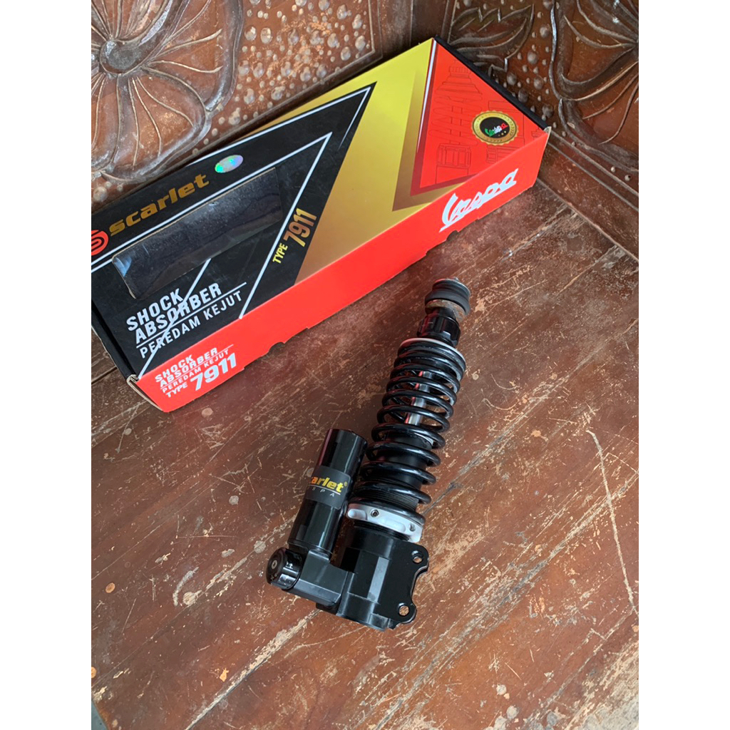 SHOCK DEPAN SCARLET VESPA MATIC LX SPRINT PRIMA SECOND