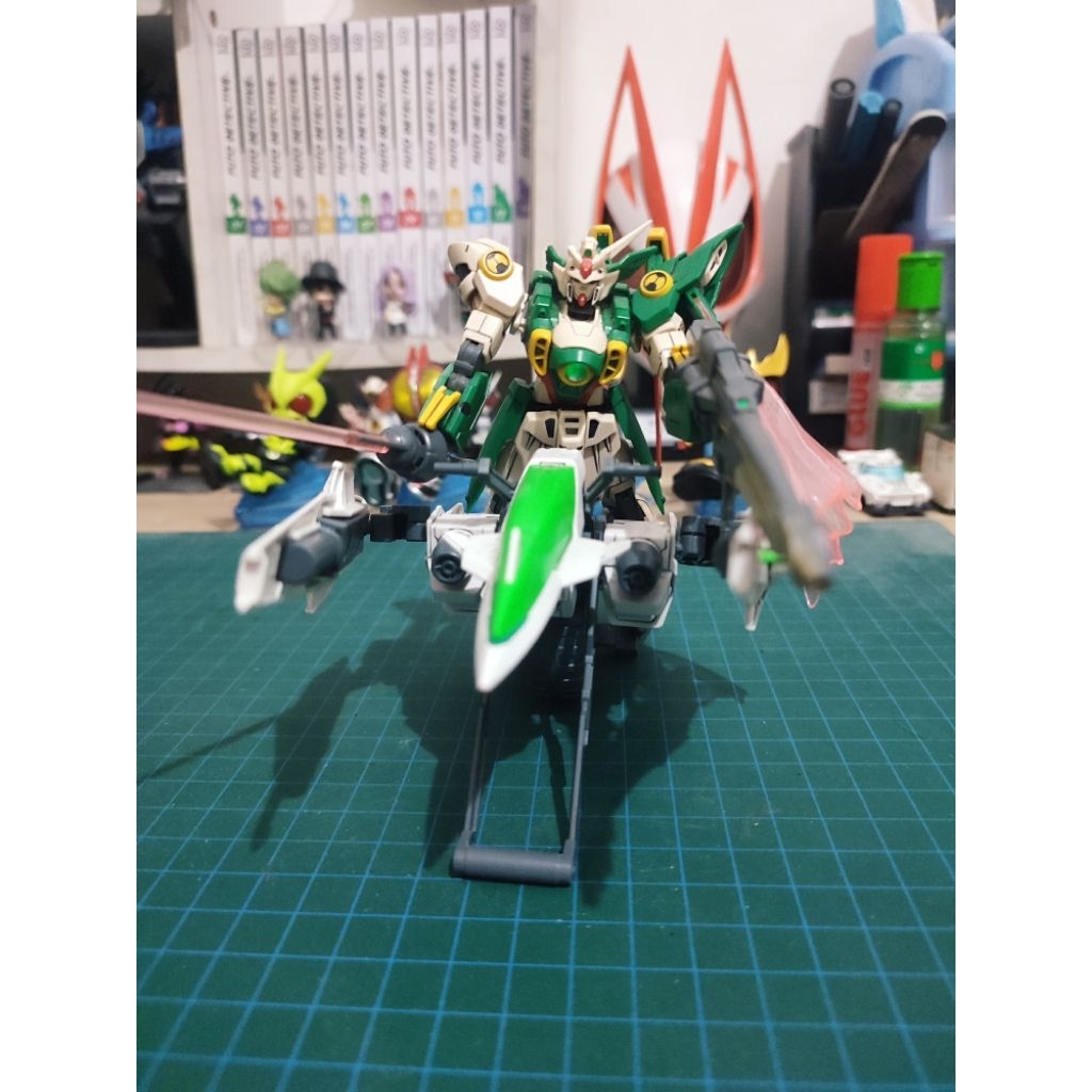 HG Wing Gundam Fenice + Meteor Hopper