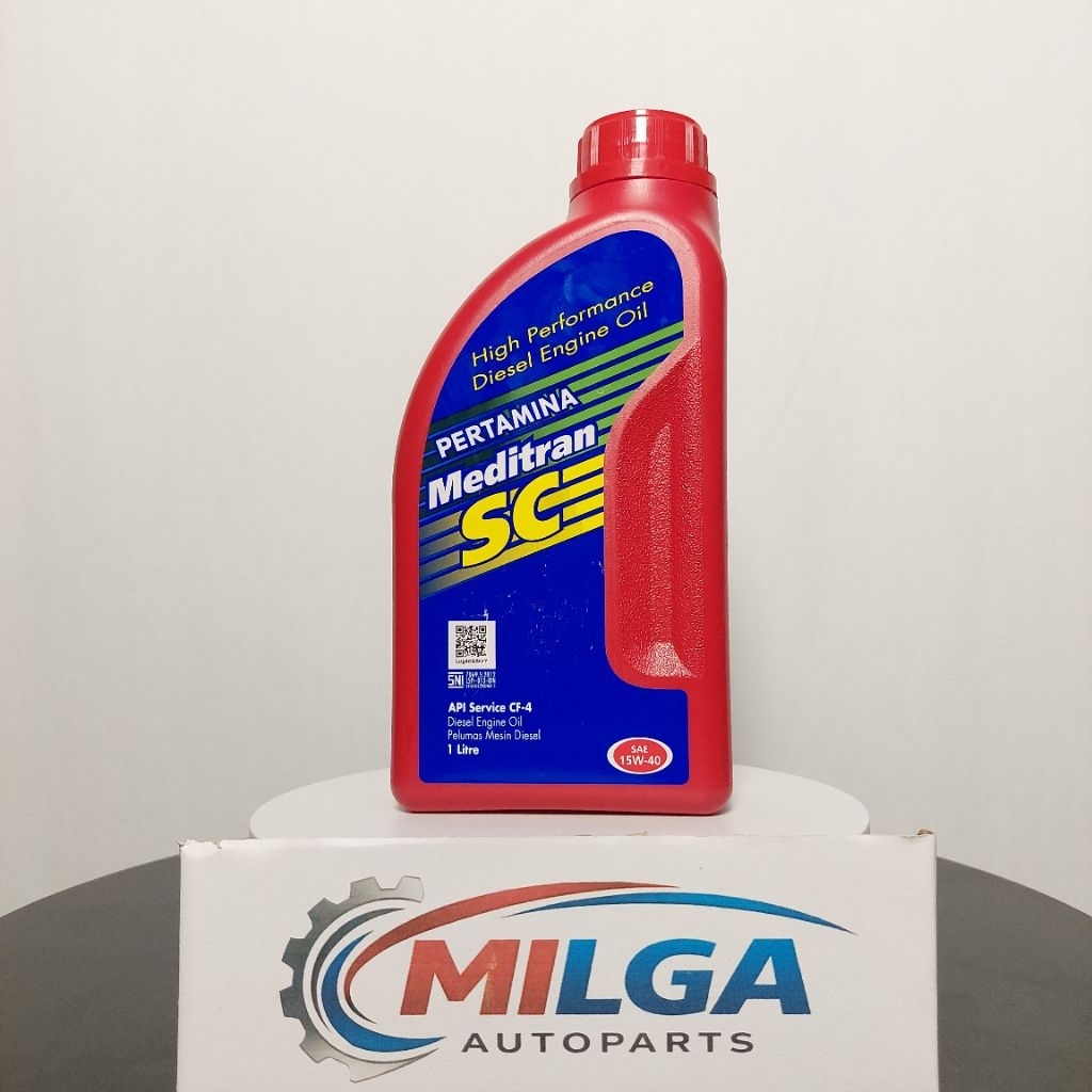 PERTAMINA MEDITRAN SC 15W-40 1 LITER - OLI MESIN MOBIL DIESEL (OLI ORIGINAL PERTAMINA)