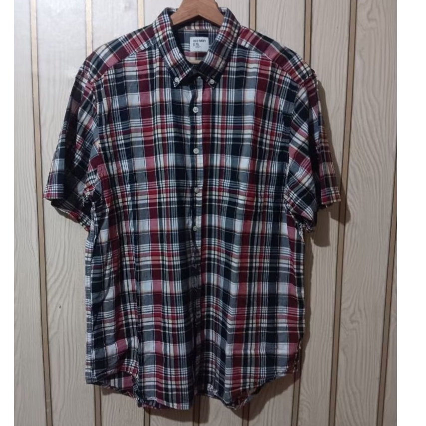 Kemeja Outdoor pria OLD NAVY Lengan pendek original size XL