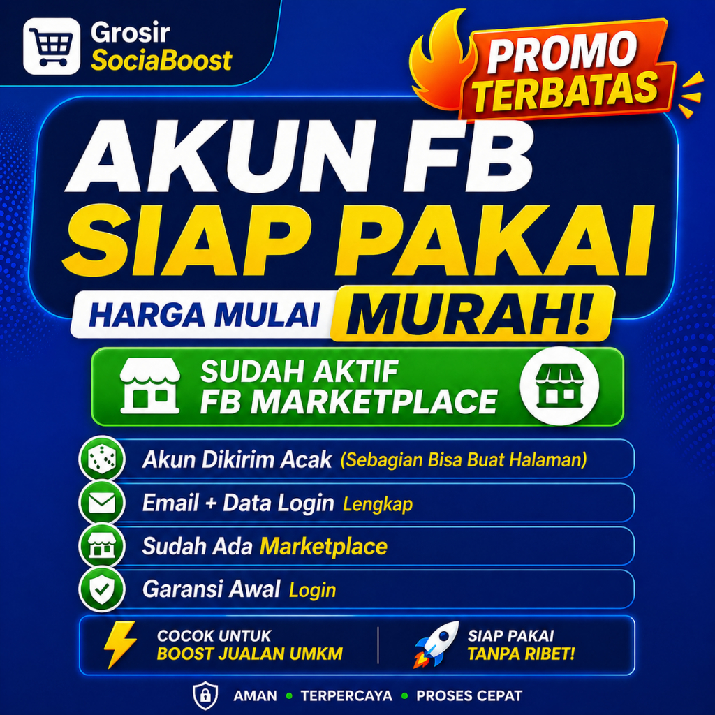 AkunFacebook Murah  Untuk MarketplaceFB