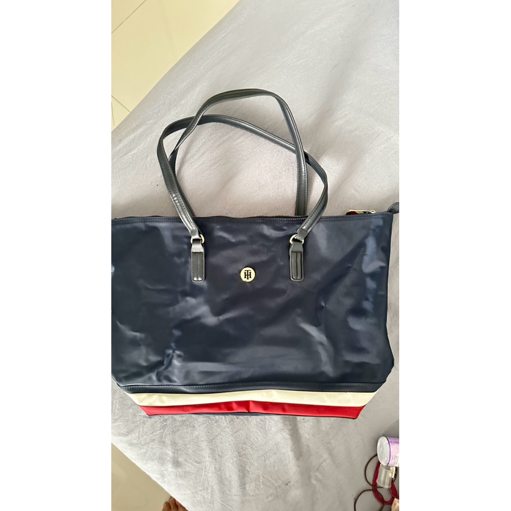 preloved tas tote bag tommy hilfiger