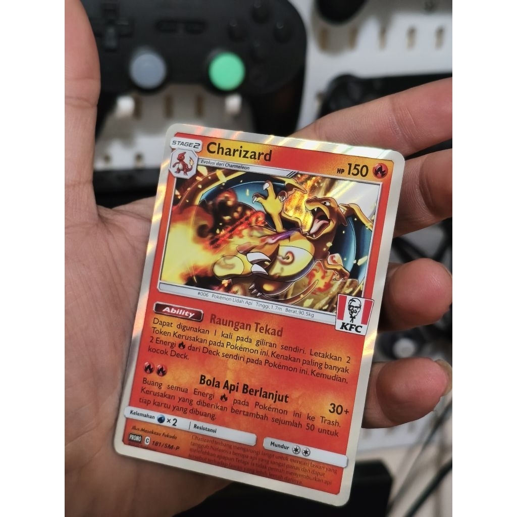Kartu Pokemon Charizard KFC Promo 181/SM-P