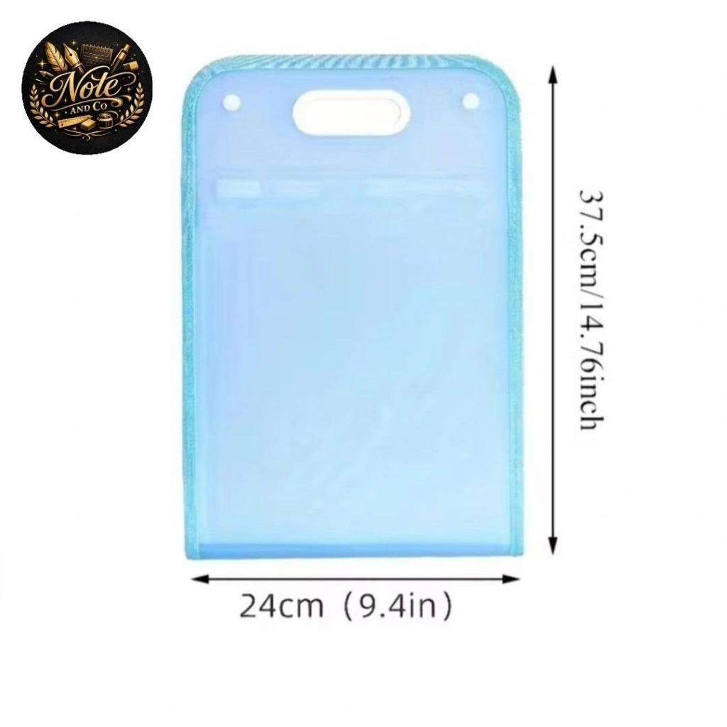 Tas Dokumen/Tas File Handle Map File Clear Holder Anti Air Multi Layer Tas Dokumen A4