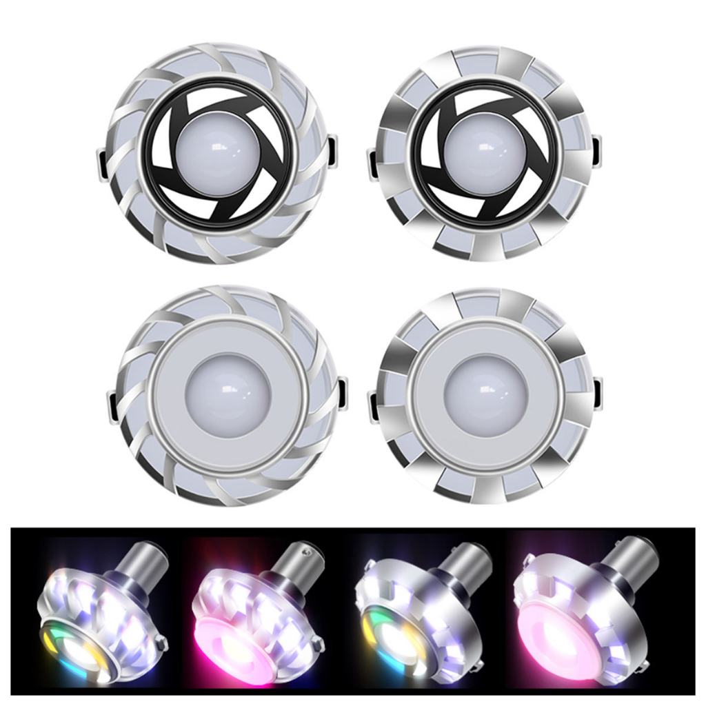 Lampu Stop Proji Model Kotak, Spiral, Ubur, RGB, Bulat Universal Semua Motor DC 12V