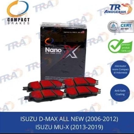 Kampas Rem Depan  Isuzu All New Dmax/ MUX