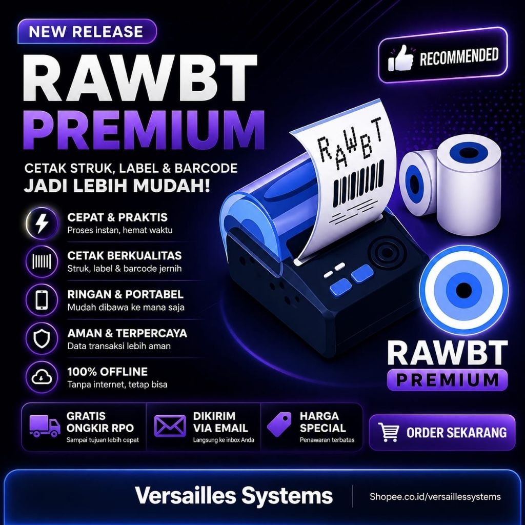 Software Aplikasi Printer Bluetooth RawBT Di Android