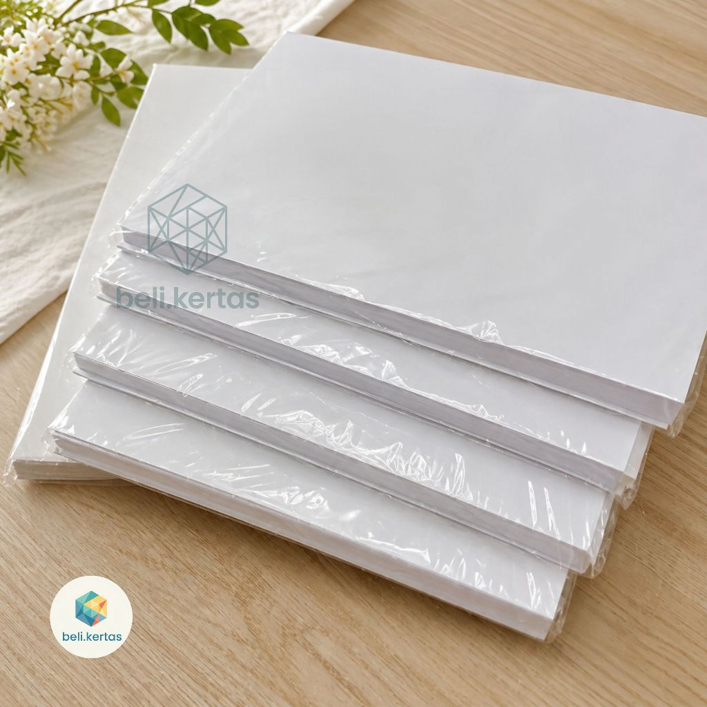 Kertas BC Tik 150 Gsm Putih Isi 100 Lbr - Ukuran F4 - Kertas Undangan  / Tik / Brief Card Premium - 