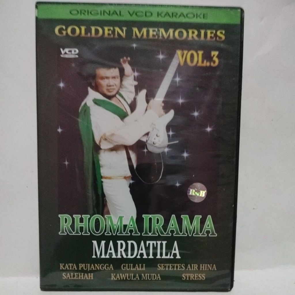 VCD KARAOKE GOLDEN MEMORIES RHOMA IRAMA VOL3
