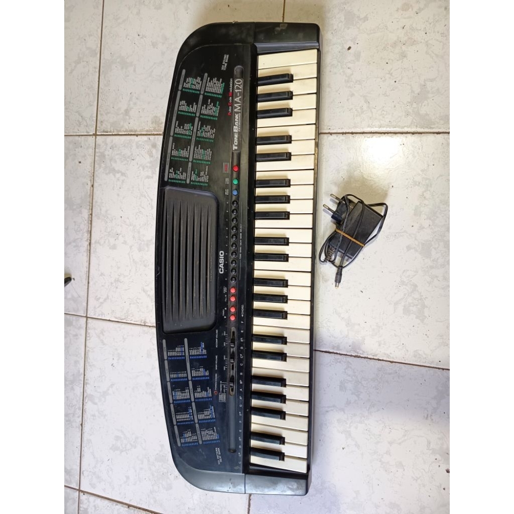 keyboard piano casio ma-120,second normal