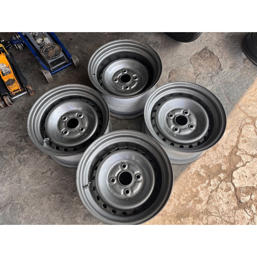 VELG SET KALENG CELONG R14 4X114. LEBAR 7-8 INCH,