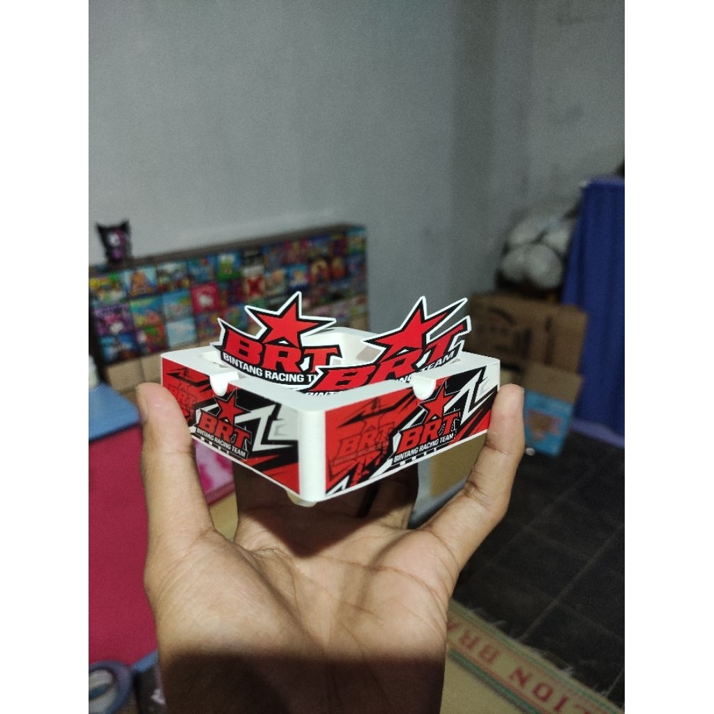 Sticker BRT Racing 2 biji + Asbak Aesthetic