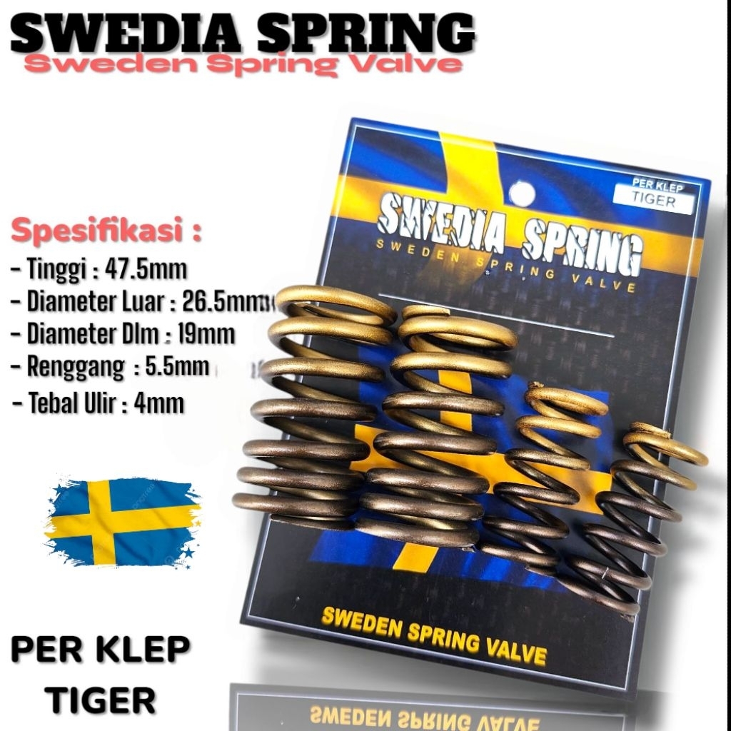 PER KLEP TIGER SWEDIA SPRING PERKLEP TIGER SWEDIA SPRING ORIGINAL