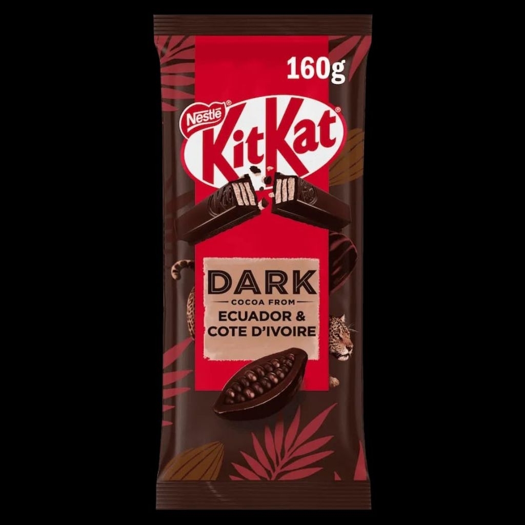 KitKat Australia Dark Chocolate Kit Kat Dark Ecuador Cote D'ivoire & Kit Kat Milk Chocolate KitKat D