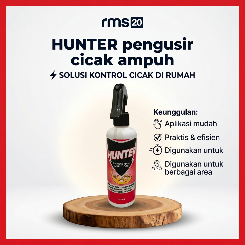 ( Hunter ) pengusir cicak aromaterapy aromatic ampuh semprot anti cicak rumah racun cicak pengusir c
