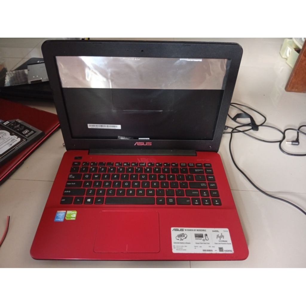 casing asus a455 a455l fullset merah