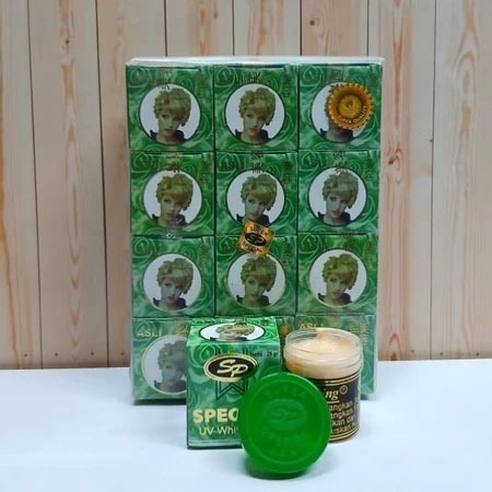 1 Lusin Sp Plastik Hijau Ori Asli Kualitas Super (12pcs)