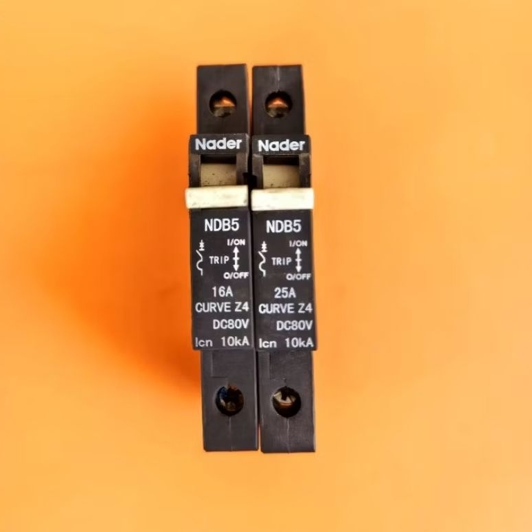 MCB DC 80V NADER NDB5 16-25 AMPER CABUTAN HITAM