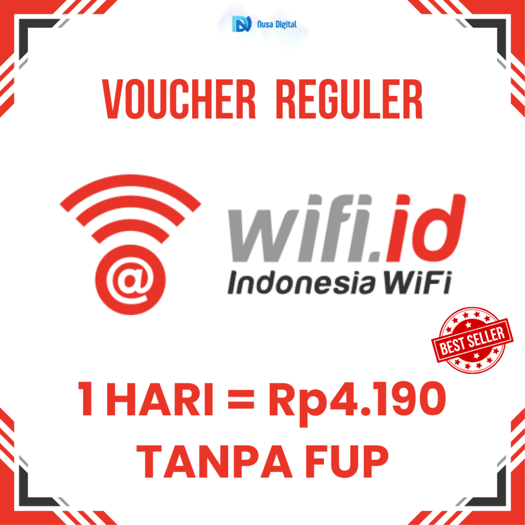 VOUCHER WIFI ID 1 HARI (12 JAM) REGULER