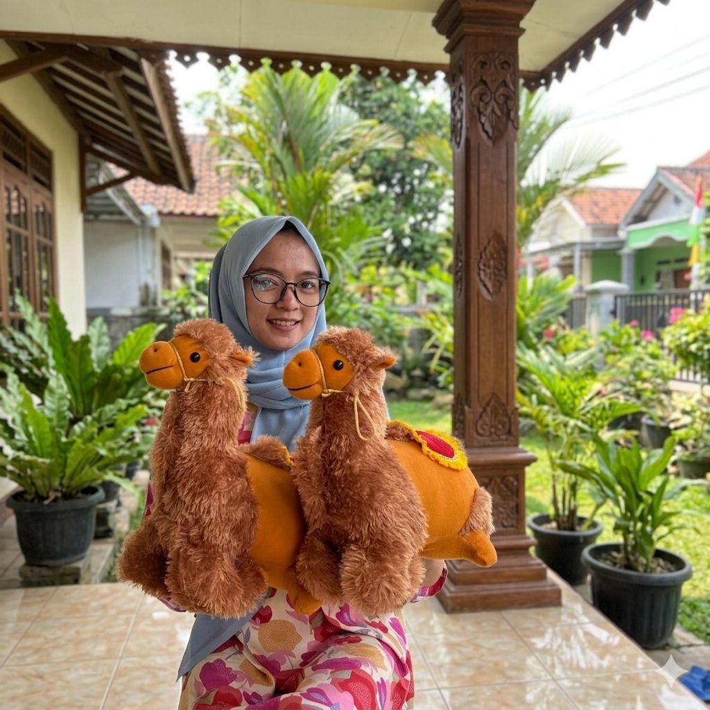 Boneka Unta uk M oleh oleh manasik Mekkah haji