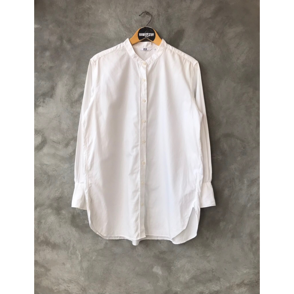 Kemeja sanghai uniqlo women