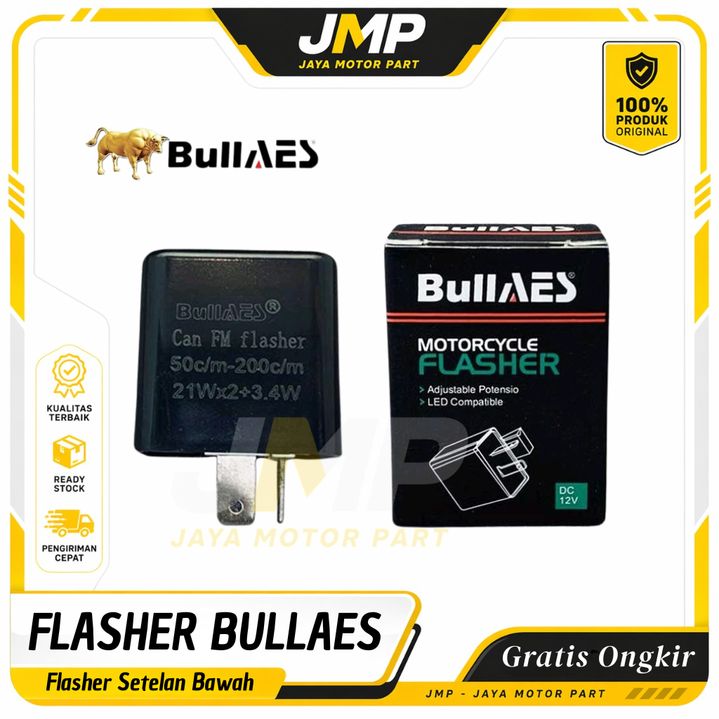 BULLAES Flasher Sein Setelan Kedip Cepat Lambat LED flaser Sen BullAes Original