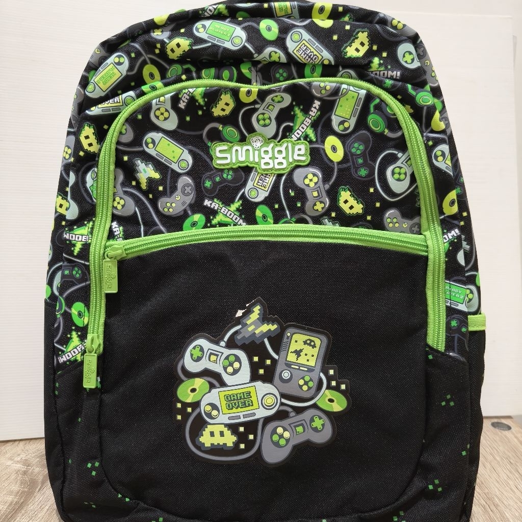 Smiggle Bag BP Deja VU Black Game