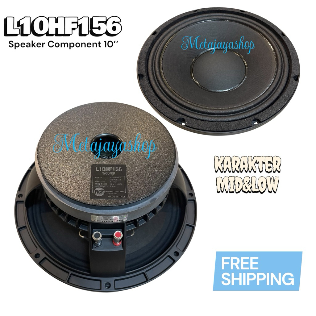Speaker Komponen 10 Inch L10HF156 Rcf Karakter Mid&Low
