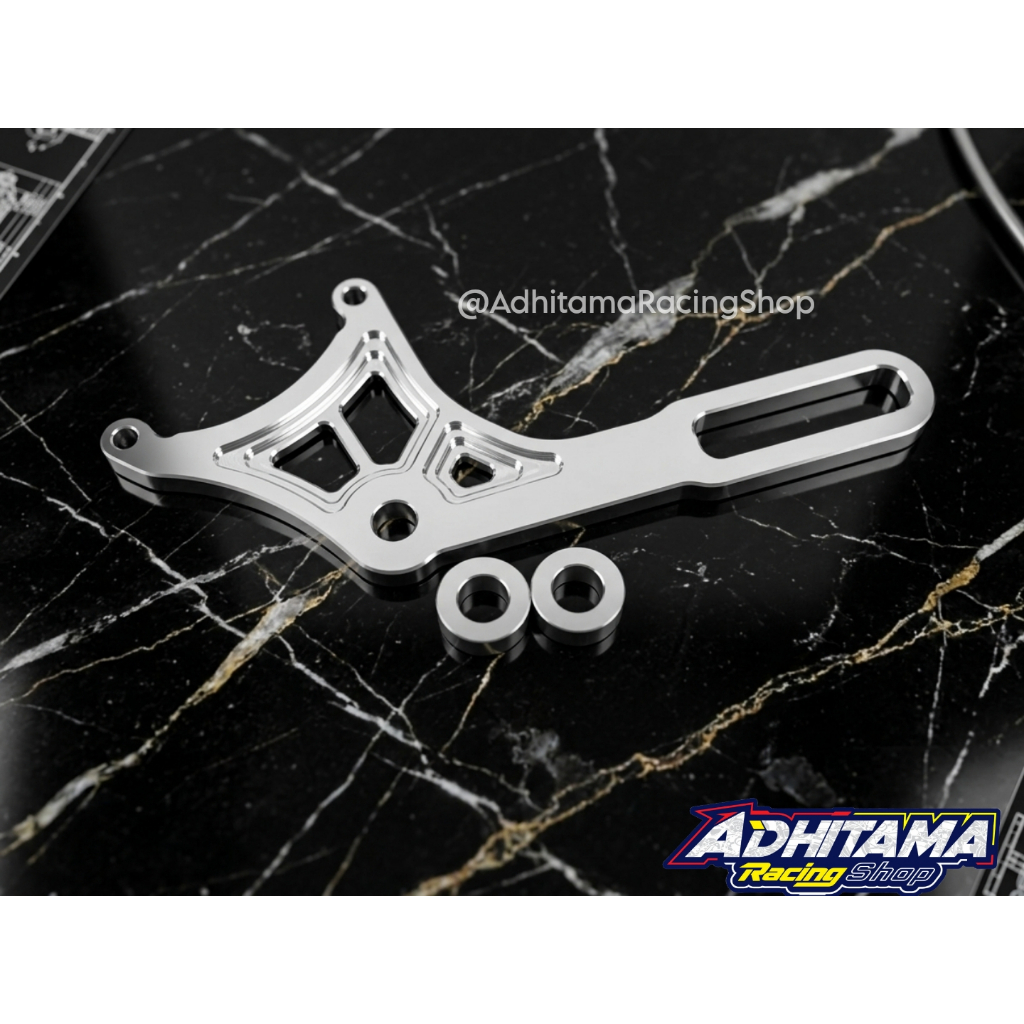Breket kaliper belakang 2P ktc brembo uk disk std pnp Supra KPH CNC T6