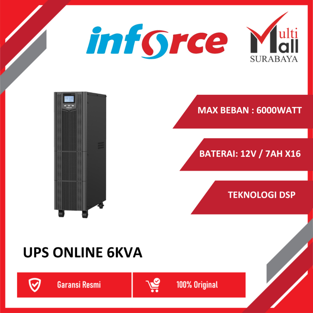 POWER INFORCE UPS ONLINE 6KVA