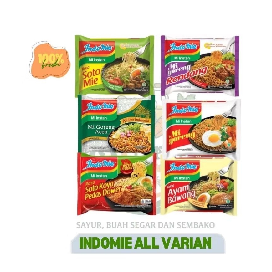 mie indomie mie instan all varian