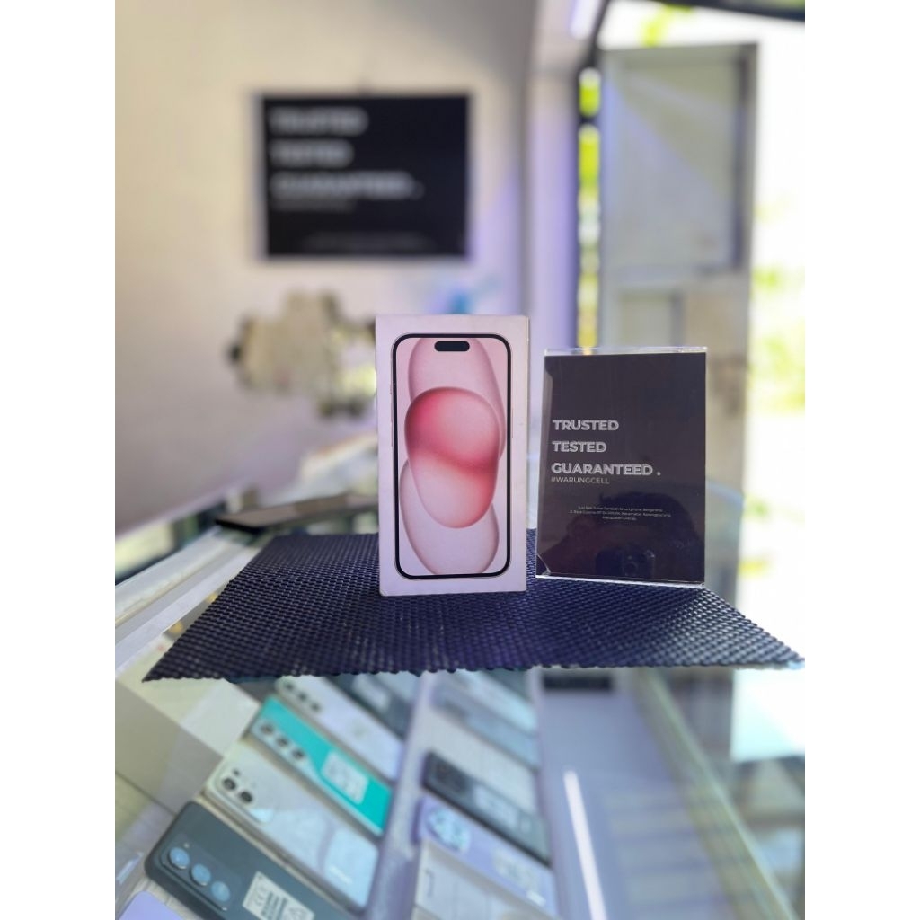 [NEW IBOX] IPHONE 15 128GB NEW IBOX PINK