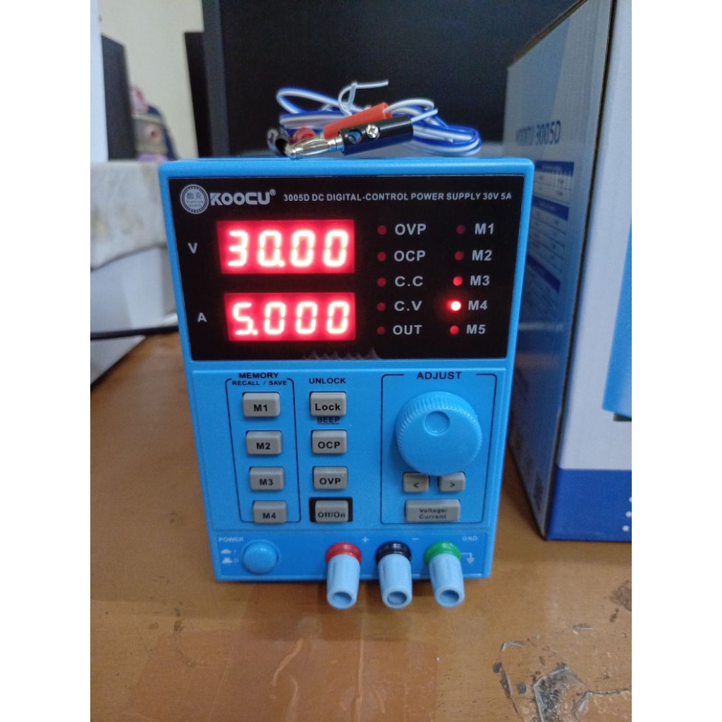 DC POWER SUPPLY DIGITAL KOOCU 3005D 30V 5A + BUZZER ORIGINAL
