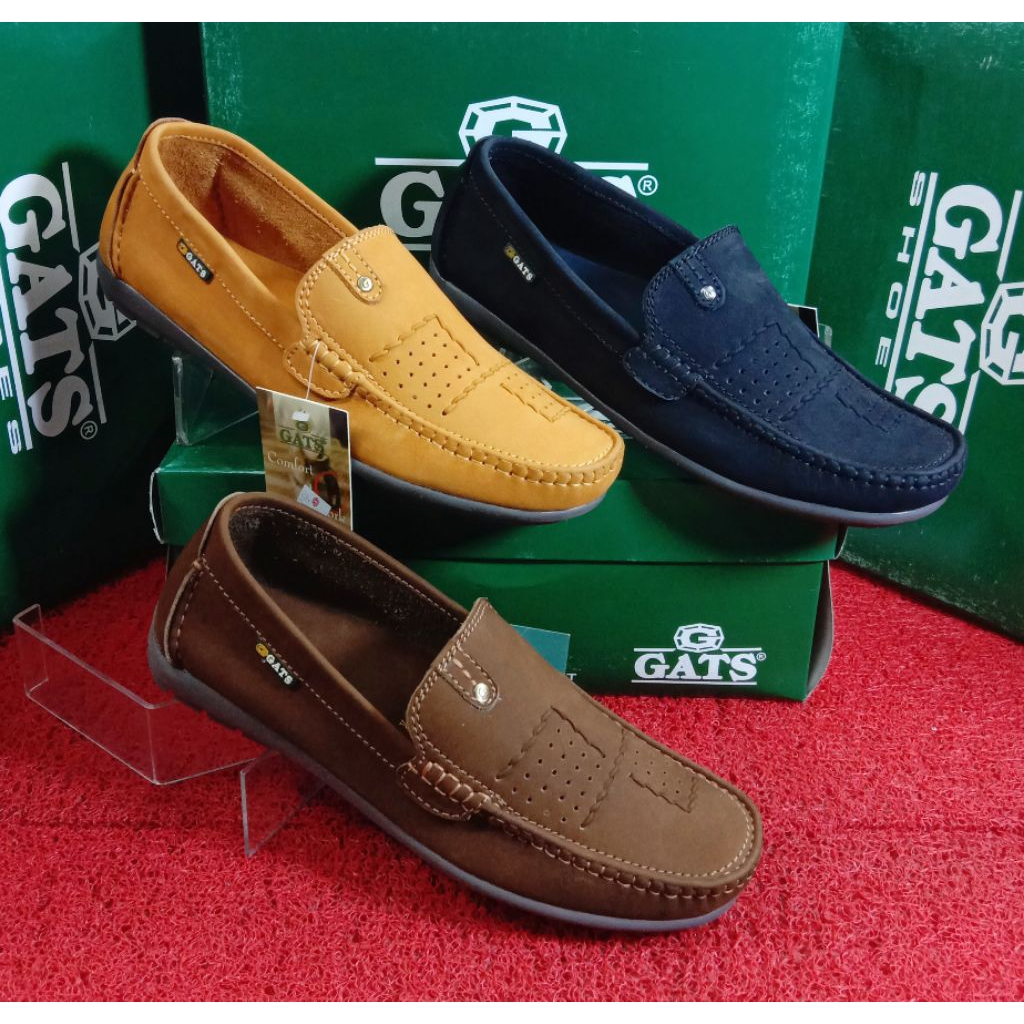 Promo Sepatu kulit casual Pria Dewasa GATS HK 0003 original