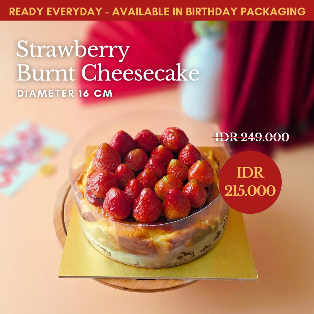 CNY Hampers Imlek / Parcel Sincia / Lunar - Strawberry Cheesecake