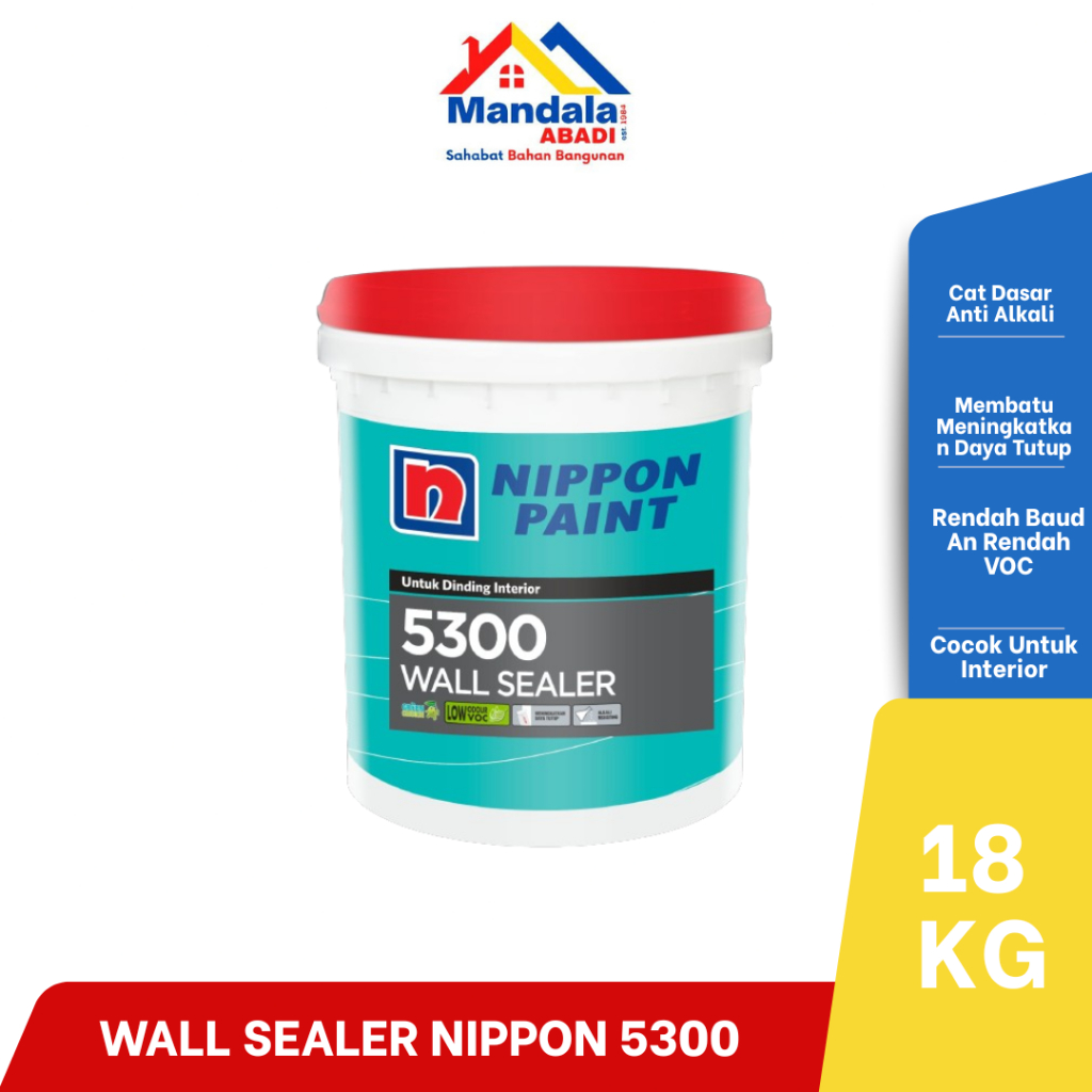 Wall Sealer Nippon 5300 Cat Dasar Nippon Anti Alkali 18Kg