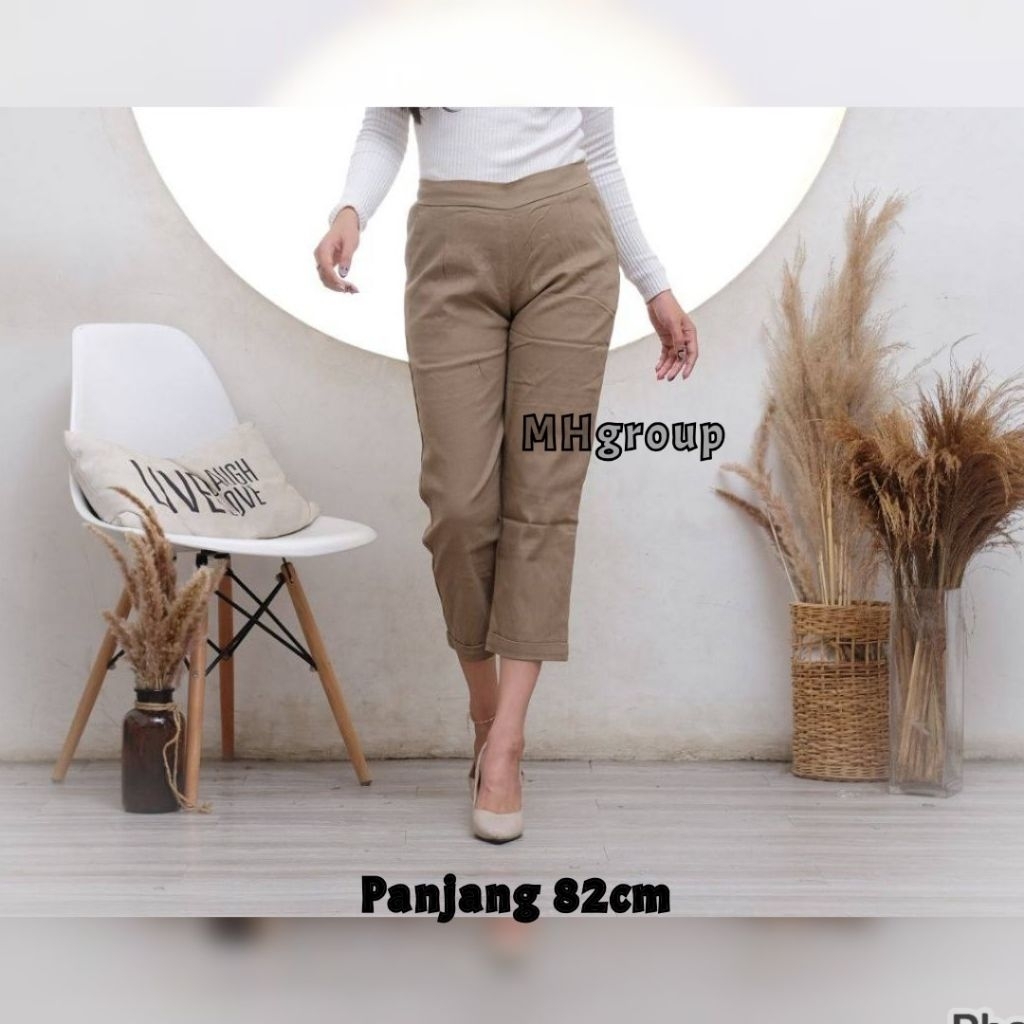 Celana Katun Wanita Celana 7/9 Celana Katun Stretch Giopants MH